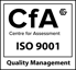 CfA Cert Logo Mono ISO 9001